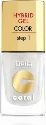 Delia Cosmetics Cosmetics Coral Hybrid Gel Nail Polish No. 32 White Pearl 11ml