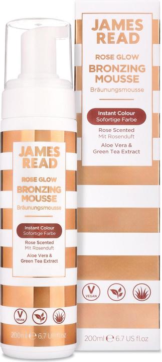 Actual product image James Read Rose Glow Bronzing Mousse - 200 ml (Self tanning foam, 200 ml)