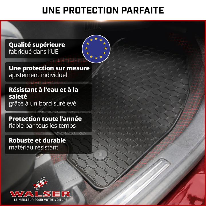 Produktbild Walser Gummimatten passend für Hyundai i10 (AC3 AI3), 2005-2012, Fumatten Automatten (2 Vordermatten + 2 Rückmatten)