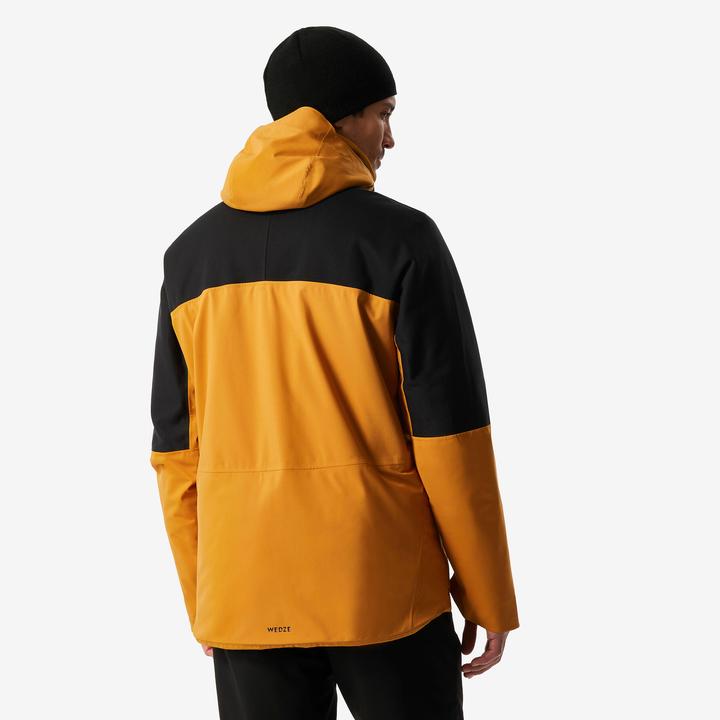 Produktbild Wedze Skijacke Herren wasserdicht und strapazierfähig - 500 camel/schwarz (M)