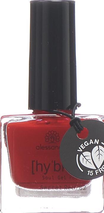 Immagine prodotto Alessandro Smalto per unghie Hybrid 111 Secret Red (111 Rosso segreto, Smalto per unghie effetto gel)