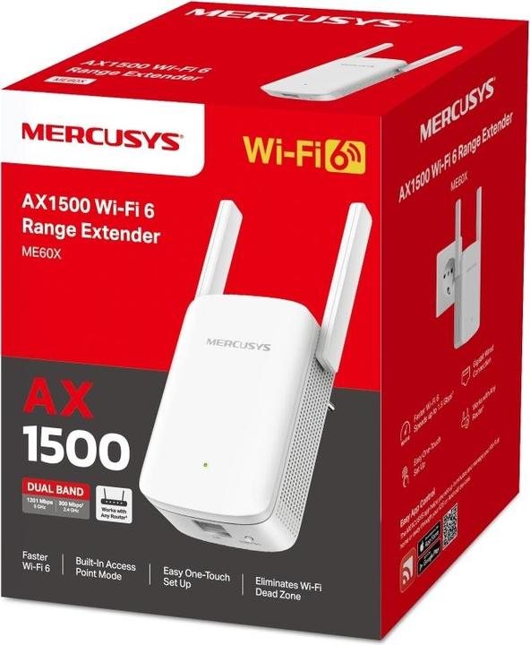 Immagine prodotto Mercusys Estensore di portata AX1500 Wi-Fi 6
