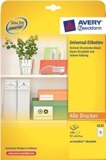 Actual product image Avery Universal Labels