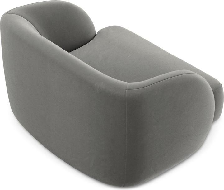Actual product image Micadoni Velvet Armchair, "Miley", 1 Seat, 103x90x70Made in Europe (2 person sofa, 3-seater, 4-seater)