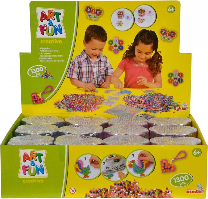 Produktbild Simba Art & Fun Strijkkralenset Bloem/Vlinder