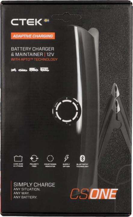 Actual product image Ctek CS One battery charger (12V, 8 A)