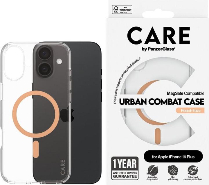 Image du produit PanzerGlass CARE Flagship Case Urban Combat w. Peachy MagSafe iPhone '24 6,7 (Apple iPhone 16 Plus)