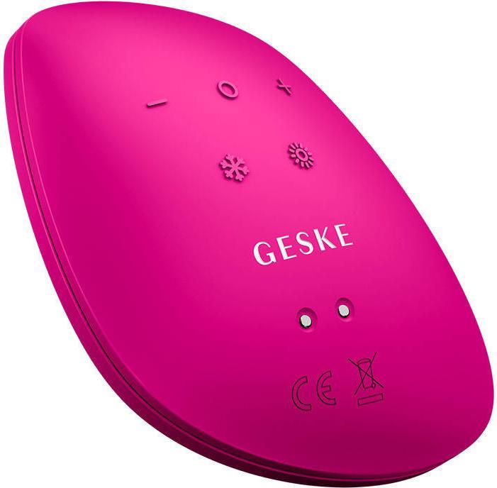 Actual product image Konjac Sponge Soniczny masażer do twarzy Cool & Warm 9w1 Geske z Aplikacją (magenta)