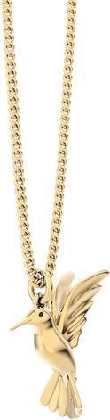 MTM Humming Bird Necklace (18k Gold, Messing, 43 cm)
