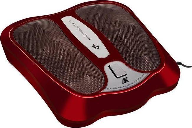 Productafbeelding Malatec Shiatsu Voetmassageapparaat massage apparaat - met 18 verwarmde massagekoppen - infrarood therapie -