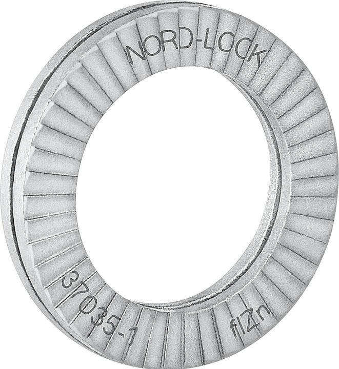 Produktbild Nord-Lock Unterlegscheibe R 88132 geklebt NL 12 Stahl vergütet zinklamellenbeschichtet (M12)