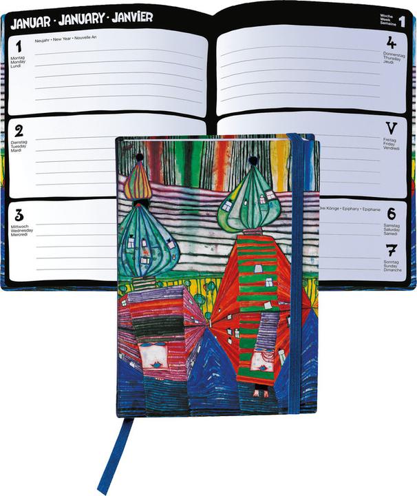 Produktbild Hundertwasser Bildkalender Art (48 x 65 cm, Deutsch)