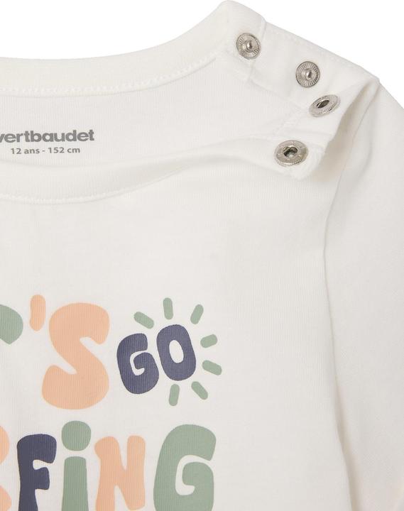 Actual product image Vertbaudet Bio-Kollektion: Baby-Set aus bedrucktem T-Shirt & Shorts (104)
