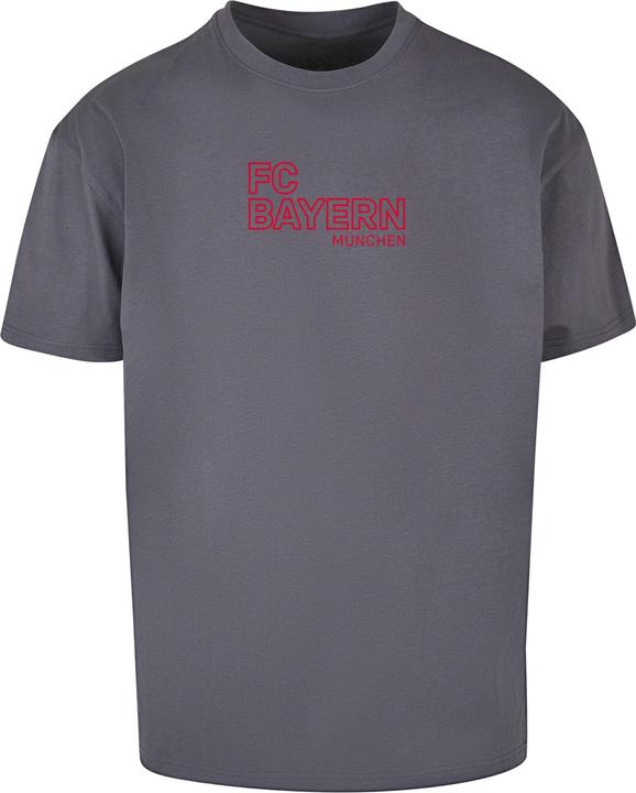 Actual product image FC Bayern München FC Bayern Red Heavy Oversized Tee - 115241 (XL)