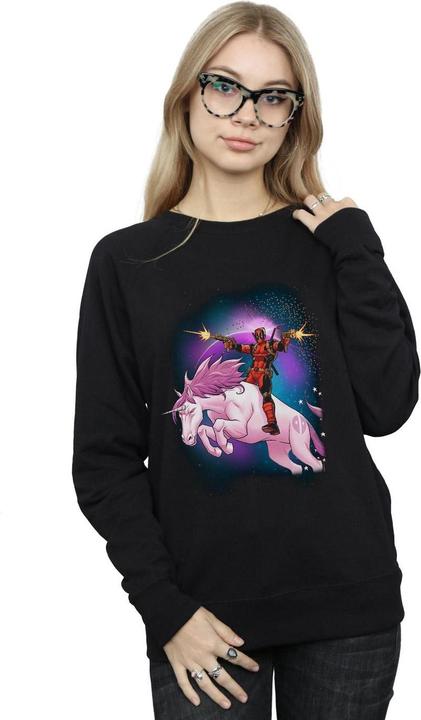 Produktbild Deadpool Space Unicorn Boyfriend Fit Sweatshirt (XL)