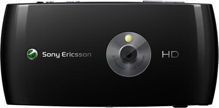Actual product image Sony Ericsson Vivaz - Cosmic Black (75 GB, Blue, Black, 3.20", 8 Mpx, 3G)
