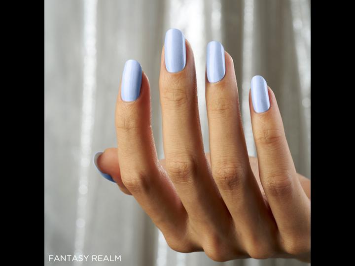 Immagine prodotto CND Smalto UV Shellac Fantasy Realm n. 481 Blu chiaro metallizzato (Blu, Smalto per unghie effetto gel)