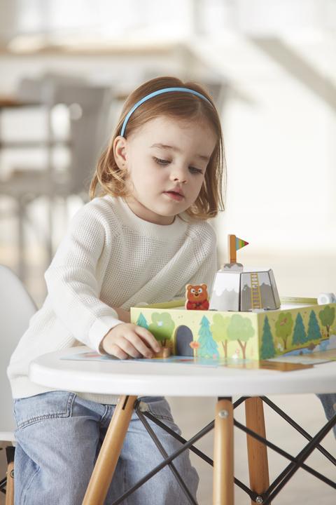 Actual product image Jumbo Goula Bear Adventure - Kids Board Games, Capture the Flag Game - Reach the Mountain & Develop Early (Multilingual)