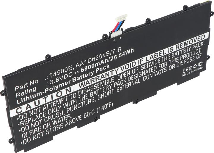 Produktbild AccuCell Akku Samsung Galaxy Tab 3, 10.1, AA1D625aS/7-B, T4500E