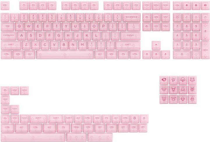 Pink, Transparent
