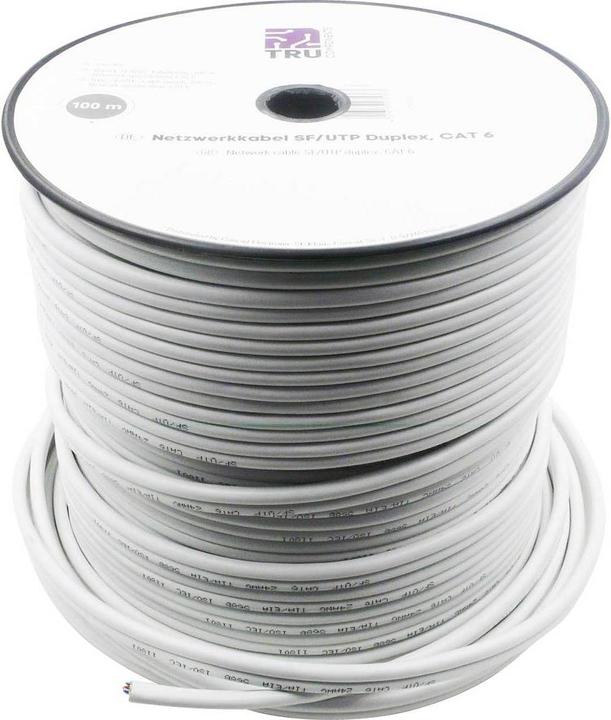 Produktbild Tru Components CCA Netzwerkkabel (SF/UTP, CAT6, 100 m)