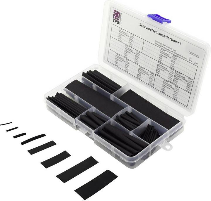 Produktbild Tru Components Standard-Schrumpfschlauch Sortiment (100 teilig) (100 x)