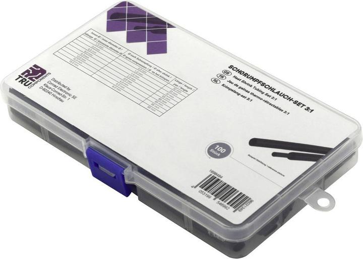 Produktbild Tru Components Standard-Schrumpfschlauch Sortiment (100 teilig) (100 x)
