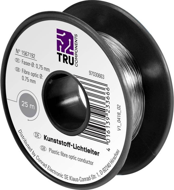 Tru Components Kunststoff-Lichtleiter