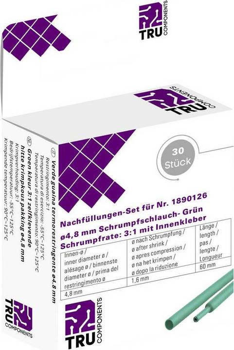 Produktbild Tru Components Schrumpfschlauch-Nachfüll-Set (30 x)