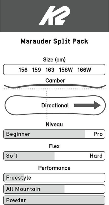 Produktbild K2 Marauder Splitboard 22/23 (163)