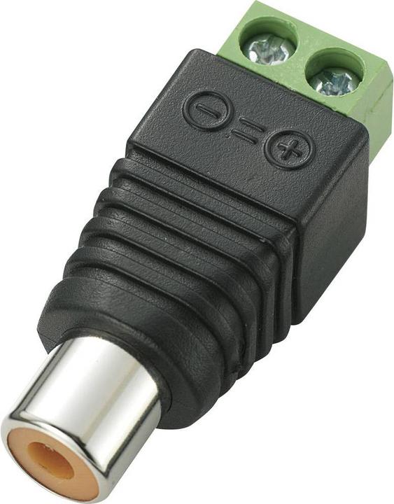 Tru Components Cinch-Steckverbinder mit Schraubanschluss