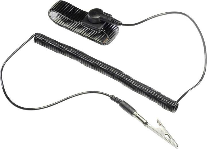 Produktbild Tru Components Metallarmband mit Erdungskabel (Statikschutz)