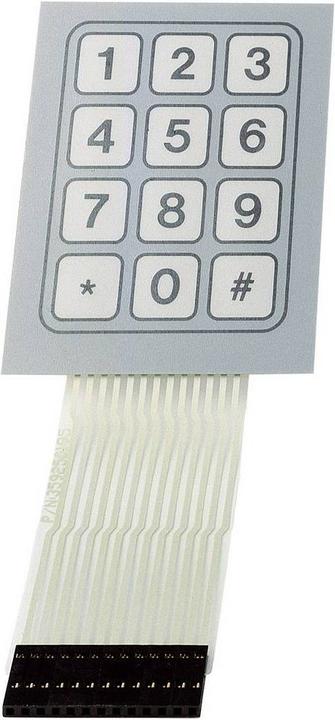 Actual product image Tru Components Membrane keypad SU7099