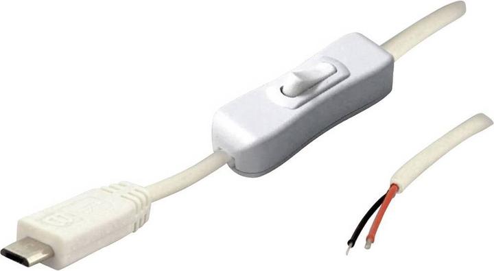 Produktbild Tru Components USB Anschlussleitung mit Schalter