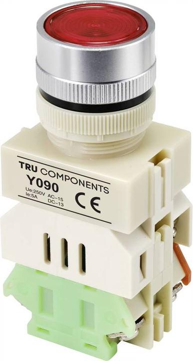 Produktbild Tru Components Drucktaster beleuchtet 22 mm