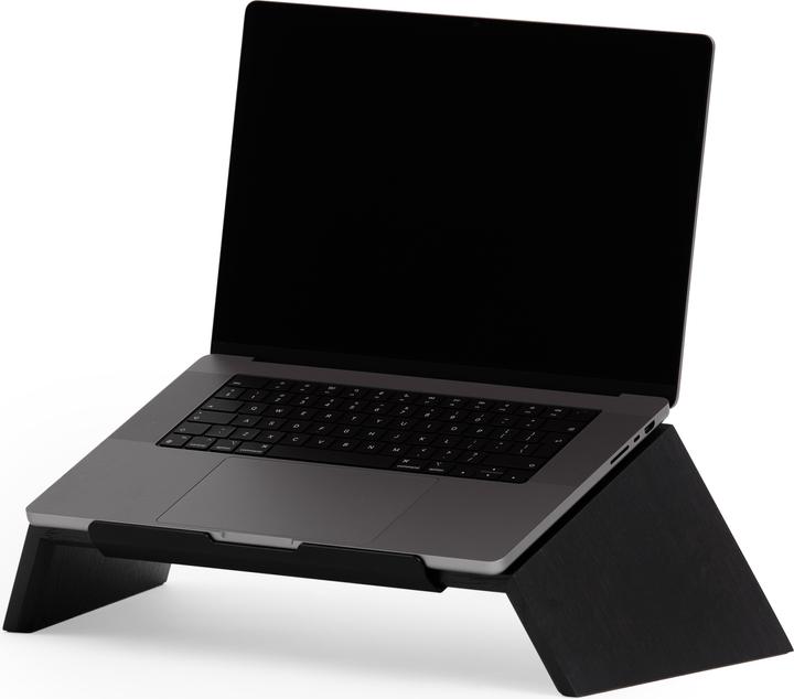Produktbild Oakywood Laptop Stand - Holz-Laptopständer - aus massivem Holz - Schwarz -