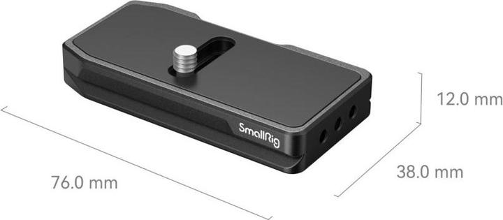 Actual product image SmallRig MD4150 Quick Release Mount Plate for AirTag (Stand adapter)
