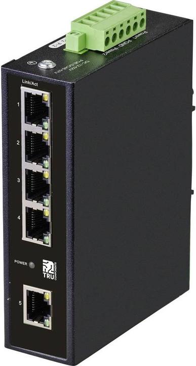 Produktbild Tru Components Industrial-Ethernet-Switch, 5 Ports 100Base-T (5 Ports)