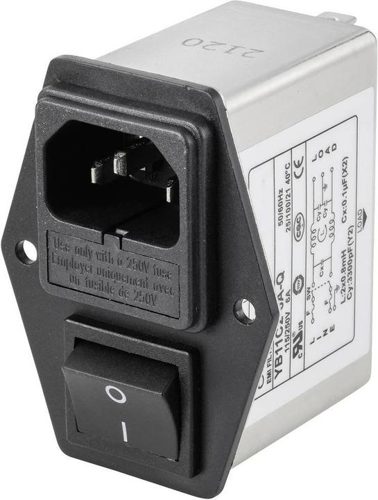 Tru Components Netzfilter mit Kaltgerätebuchse