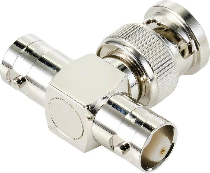 Tru Components BNC T-piece BNC plug/2x BNC socket