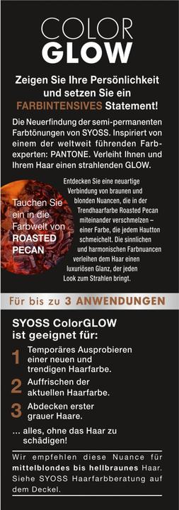 Immagine prodotto Syoss Color Glow (17-1052 Pecan tostato)