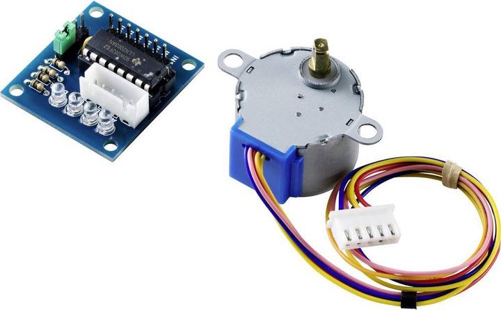 Produktbild Tru Components Schrittmotor mit 5V/DC und Treiber-Platine ULN2003