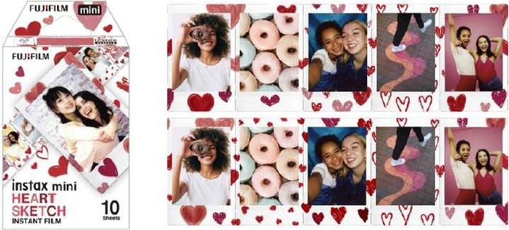 Image du produit Fujifilm Instax Mini Heart Sketch (Instax Mini 90, Instax Mini 11, Instax Mini Evo, Instax mini 12)