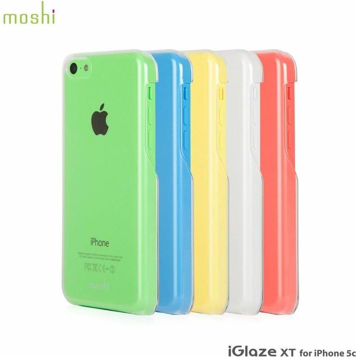 Actual product image Moshi iGlaze XT Snap Case for iPhone 5C Transparent (Apple iPhone 5c)