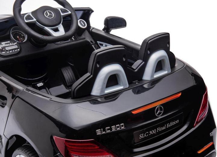 Actual product image Lean Toys Double electric car for children Mercedes SLC 300, black