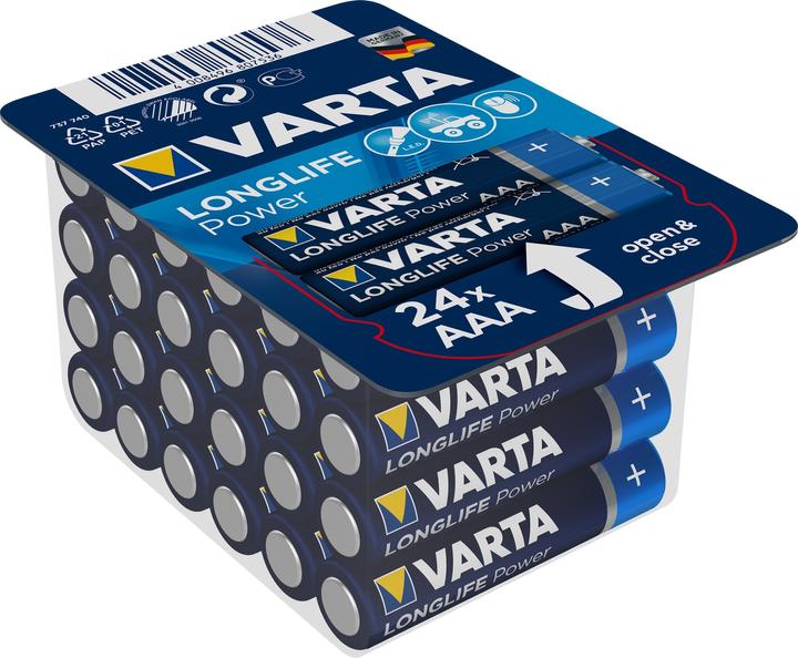 Productafbeelding Varta Langdurige Macht (24 Pcs., AAA, 1270 mAh)