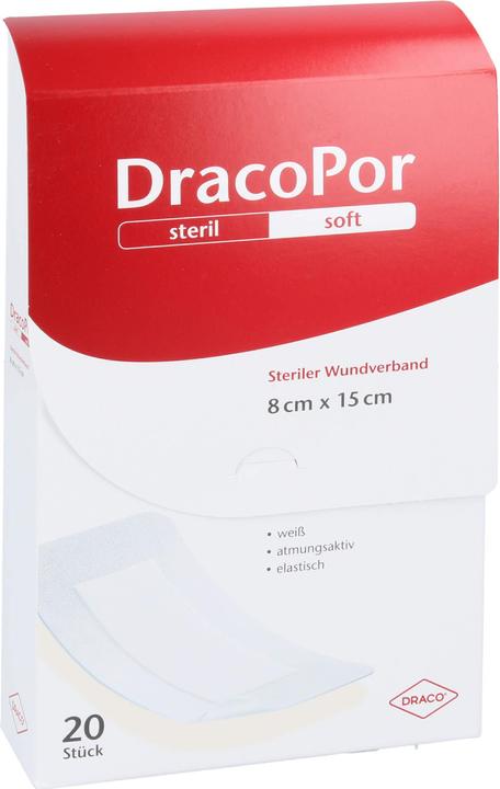 Produktbild Dracco DRACOPOR Wundverband 8x15 cm steril, 20 St PFL (20 x)