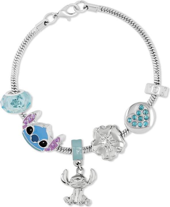 Peers Hardy Silver Plated Stitch Charm Bracelet (Silber)