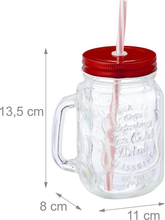 Actual product image Relaxdays 8x drinking glass (0.50 l, 1 x)