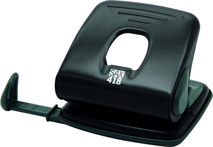 Produktbild SAX Locher 418 30 Blatt mit Anschlagschiene (Schwarz)